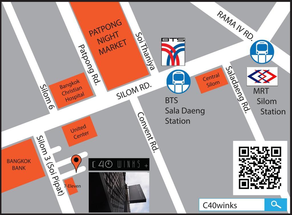 C40Winks Hostel Bangkok Bagian luar foto